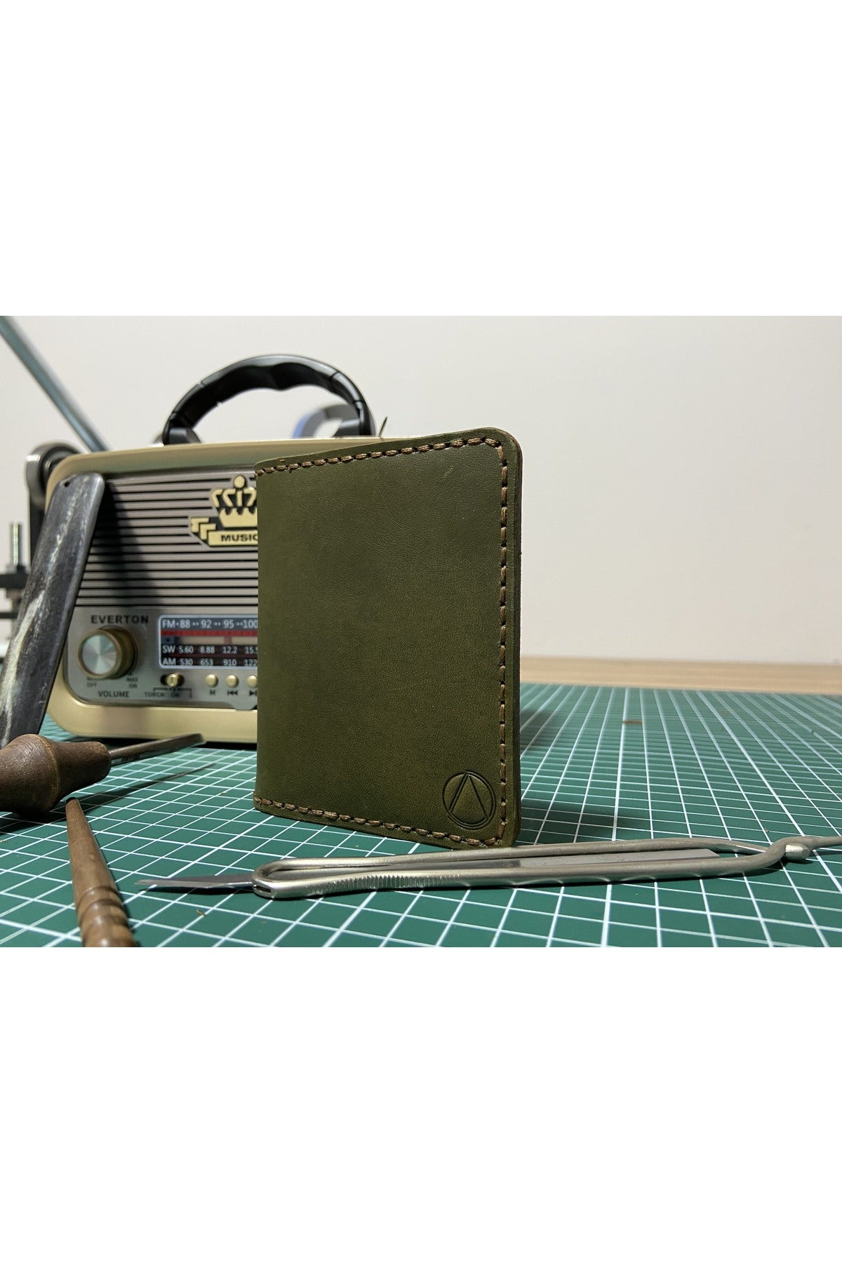 Frig Genuine Leather Handmade Multifunctional Card Holder Wallet