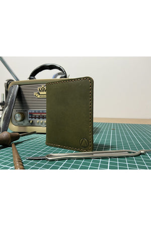 Frig Genuine Leather Handmade Multifunctional Card Holder Wallet