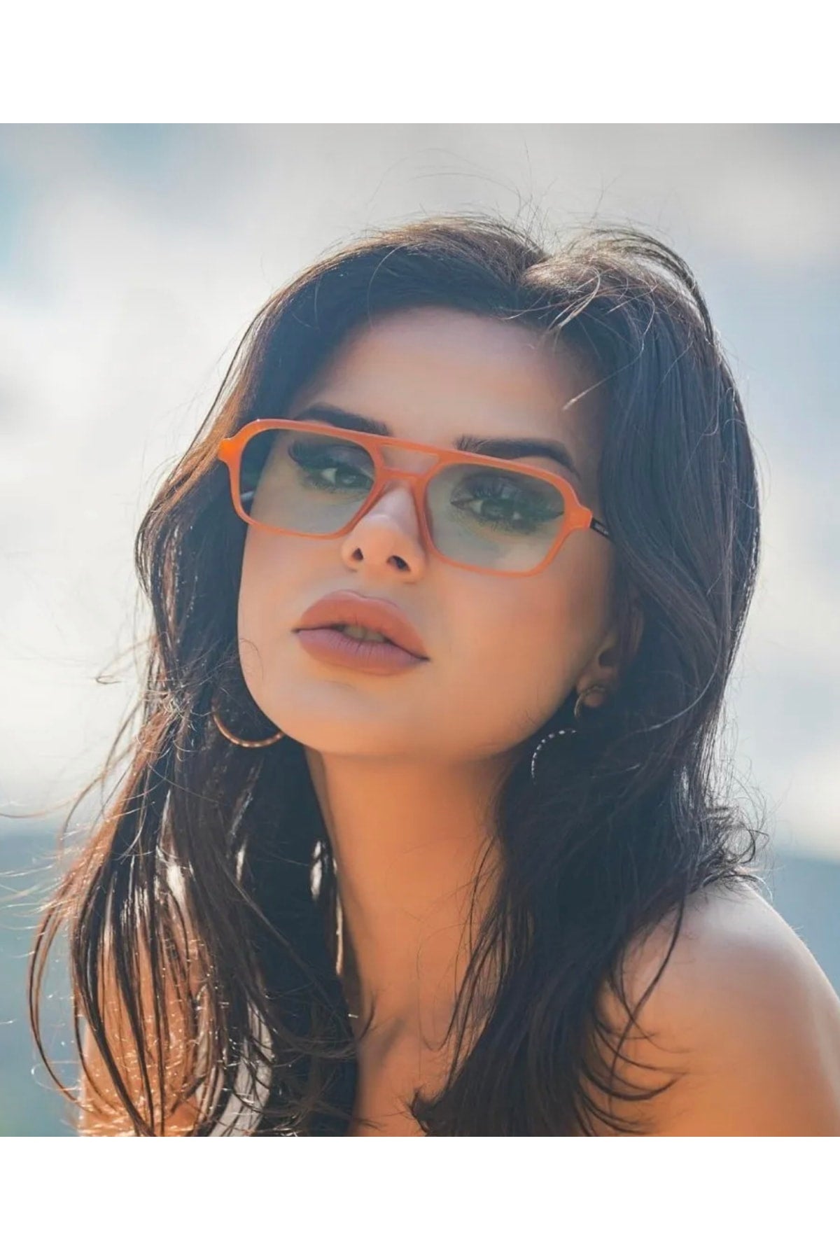 Ice Cube Sunglasses Orange