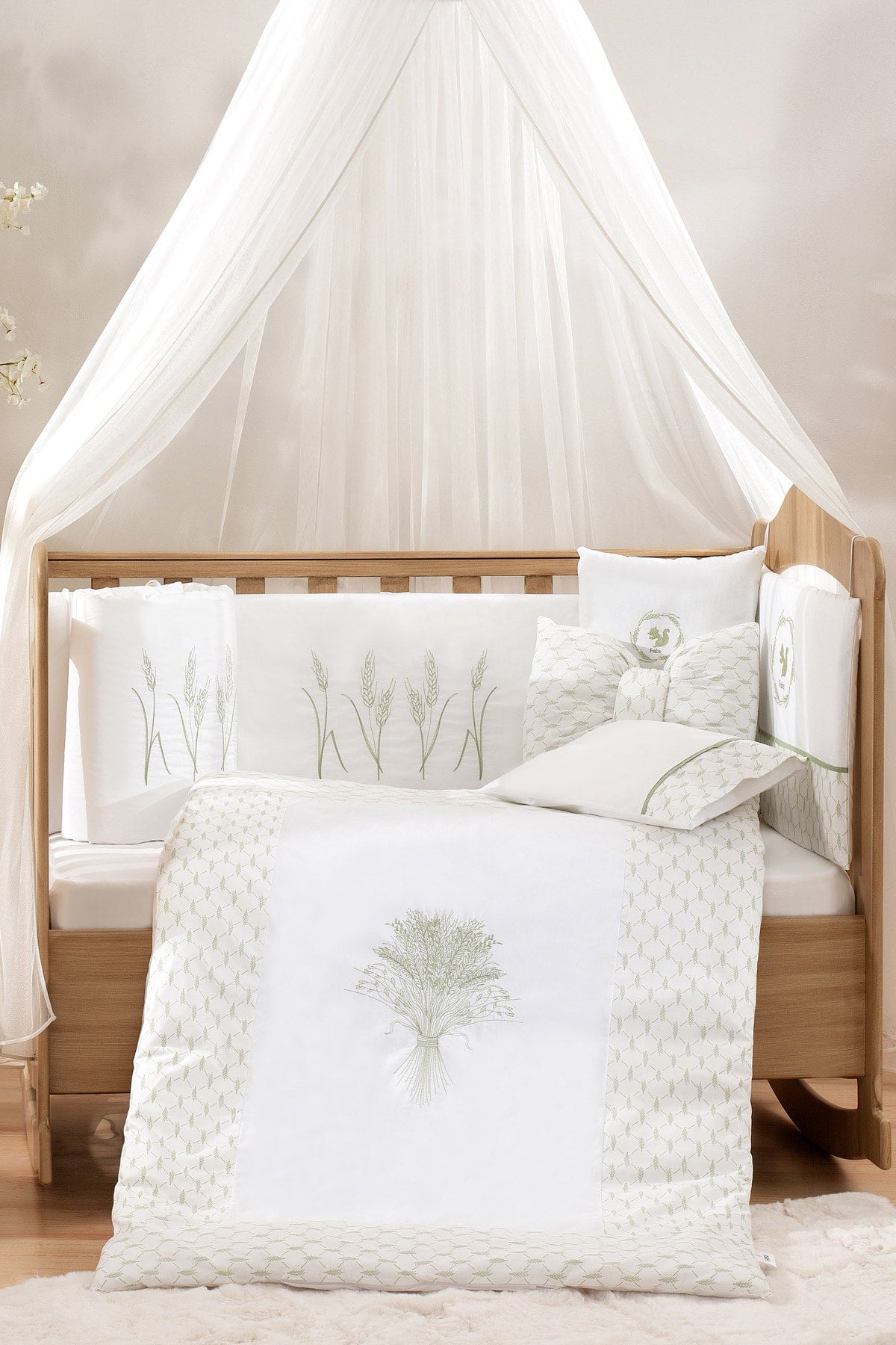 Bebe Başak Sleeping Set Green