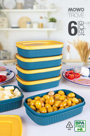 Trove Mini (Green) Breakfast Refrigerator Container With Lid 600Ml