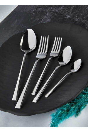 30 Pcs Cutlery Set For 6 Persons Plain Simple Model