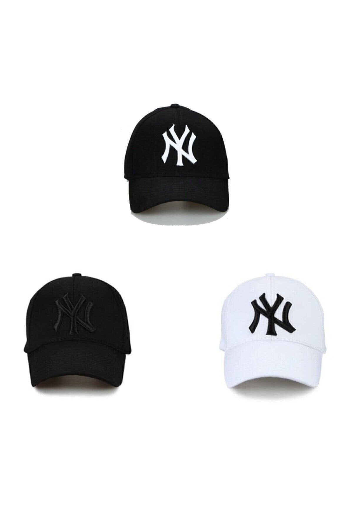 Ny New York 3-Piece Unisex Hat Black