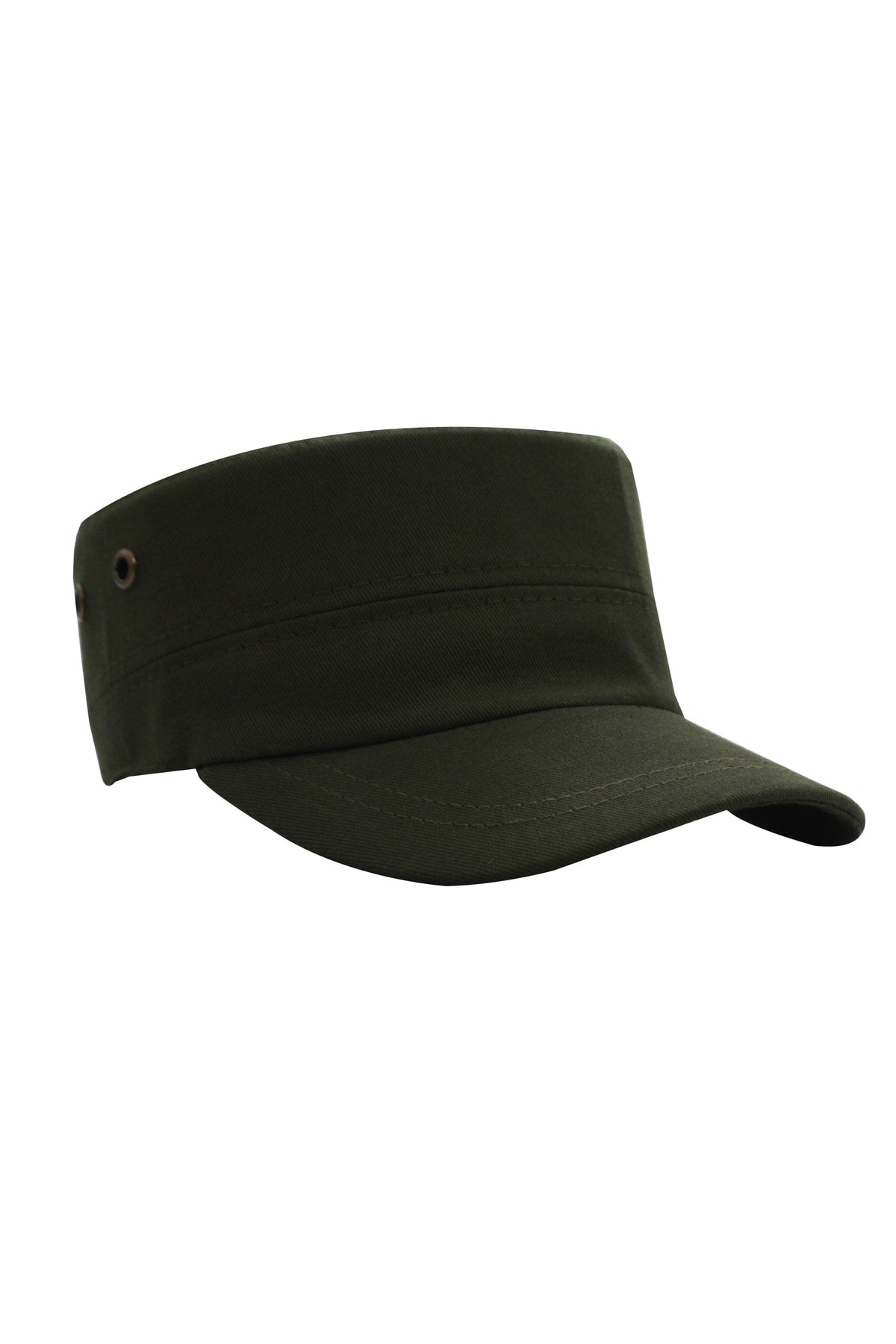 Dark Green Hat Eyelet Castro Hunter Hat Fidel Castro