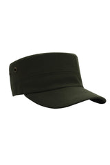 Dark Green Hat Eyelet Castro Hunter Hat Fidel Castro