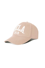 Ballard Beige Baseball Cap Embroidered Hat