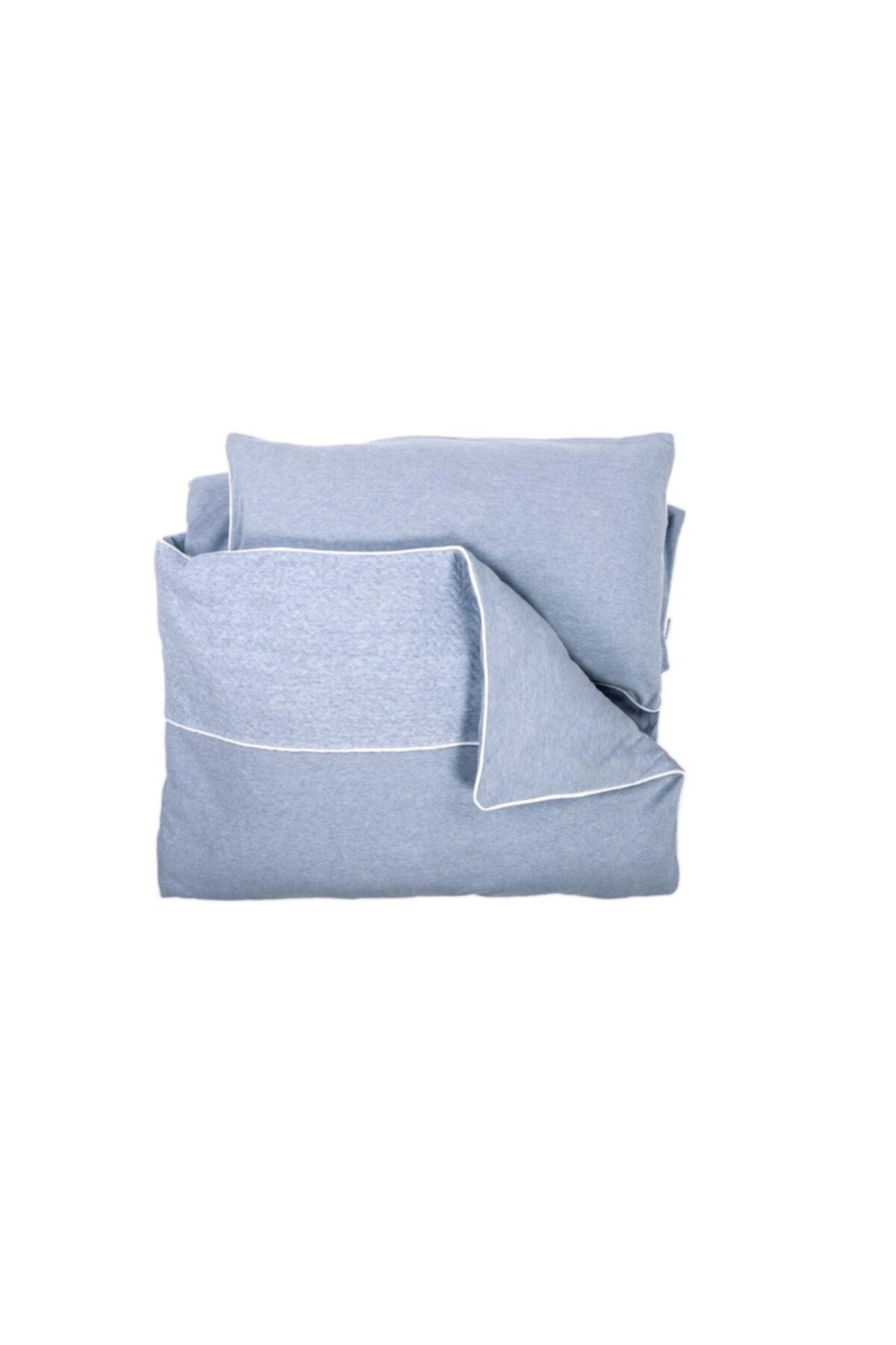 Chevron Blue Baby Duvet Cover Set