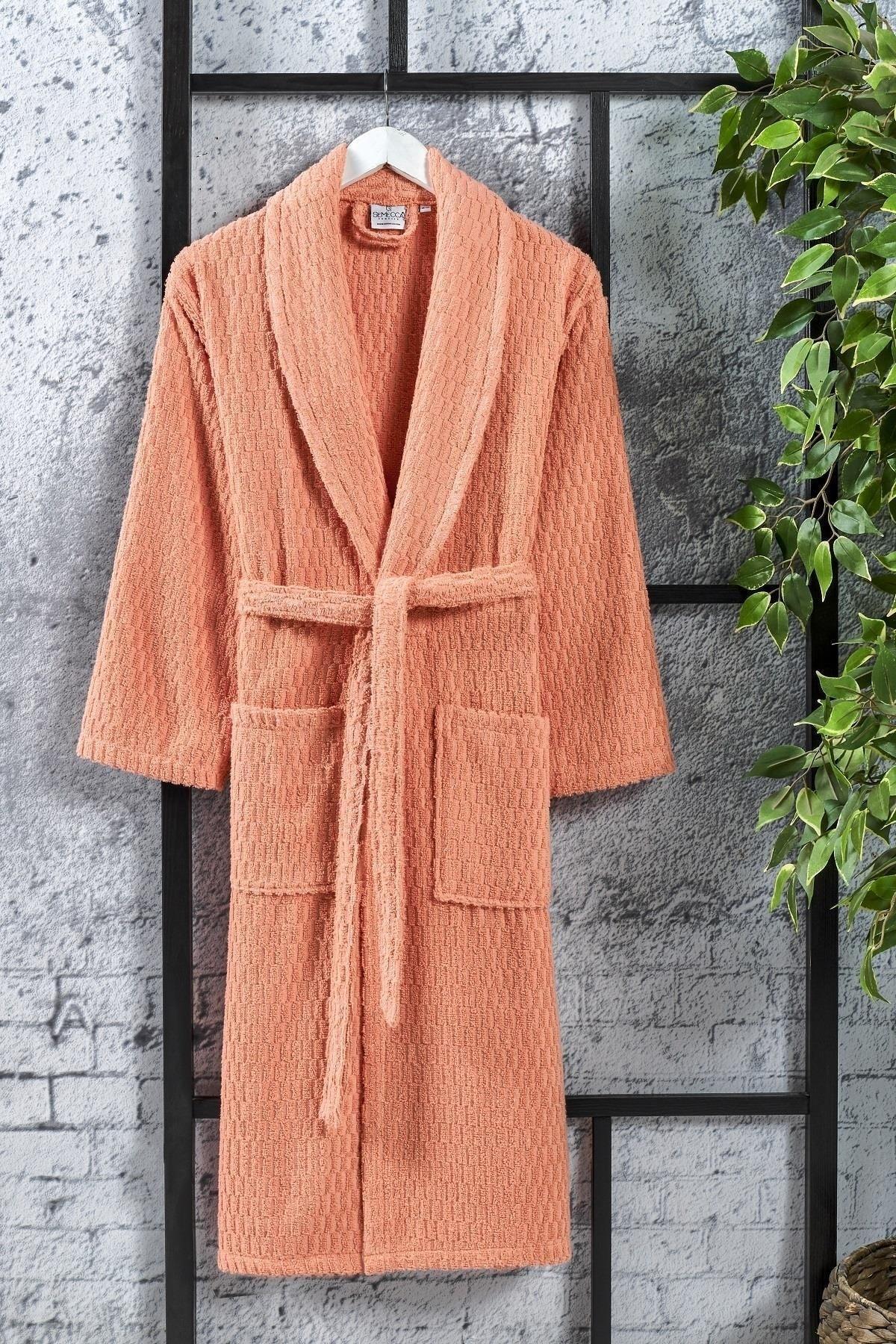 Daıly Patterned Shawl Collar Curl Bathrobe - Swordslife