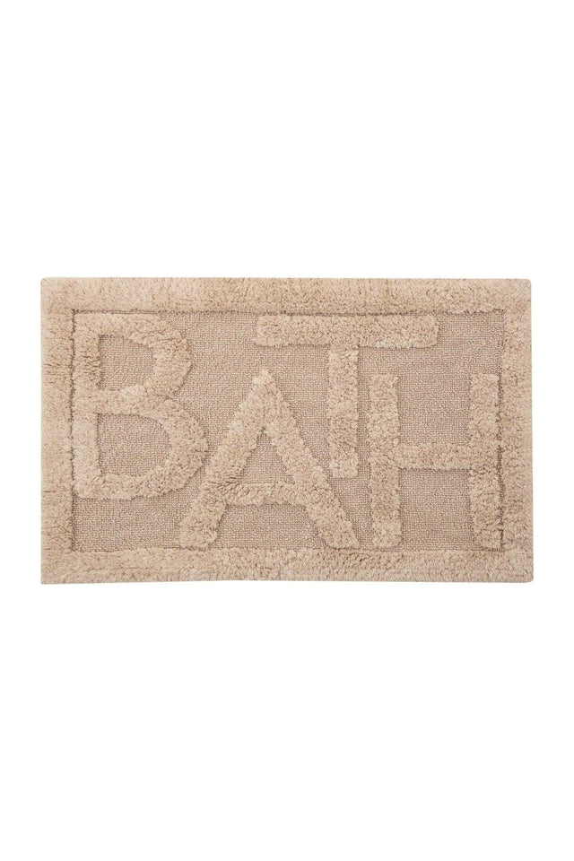 Bath Bath Mat Beige 50x80 - Swordslife