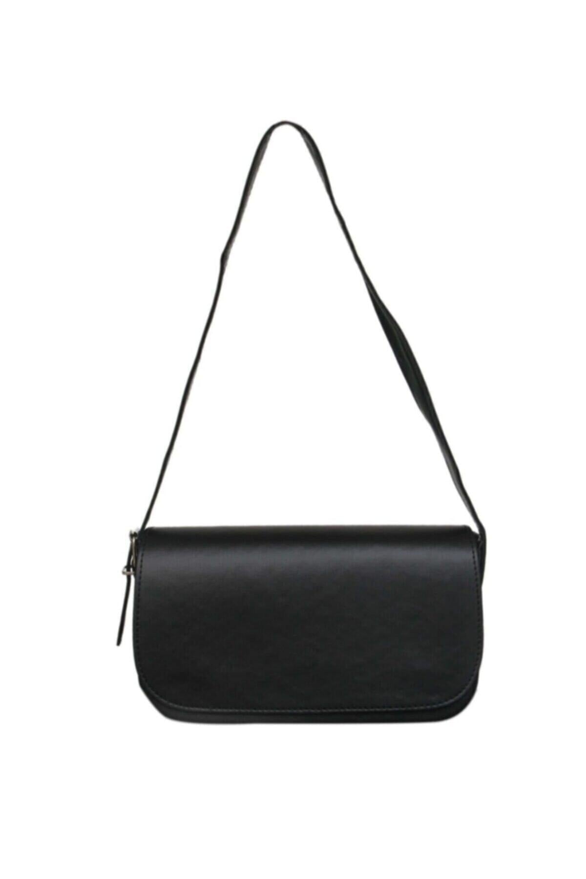Bagbest Women'S Black Cover Baguette Bag Vicky Model