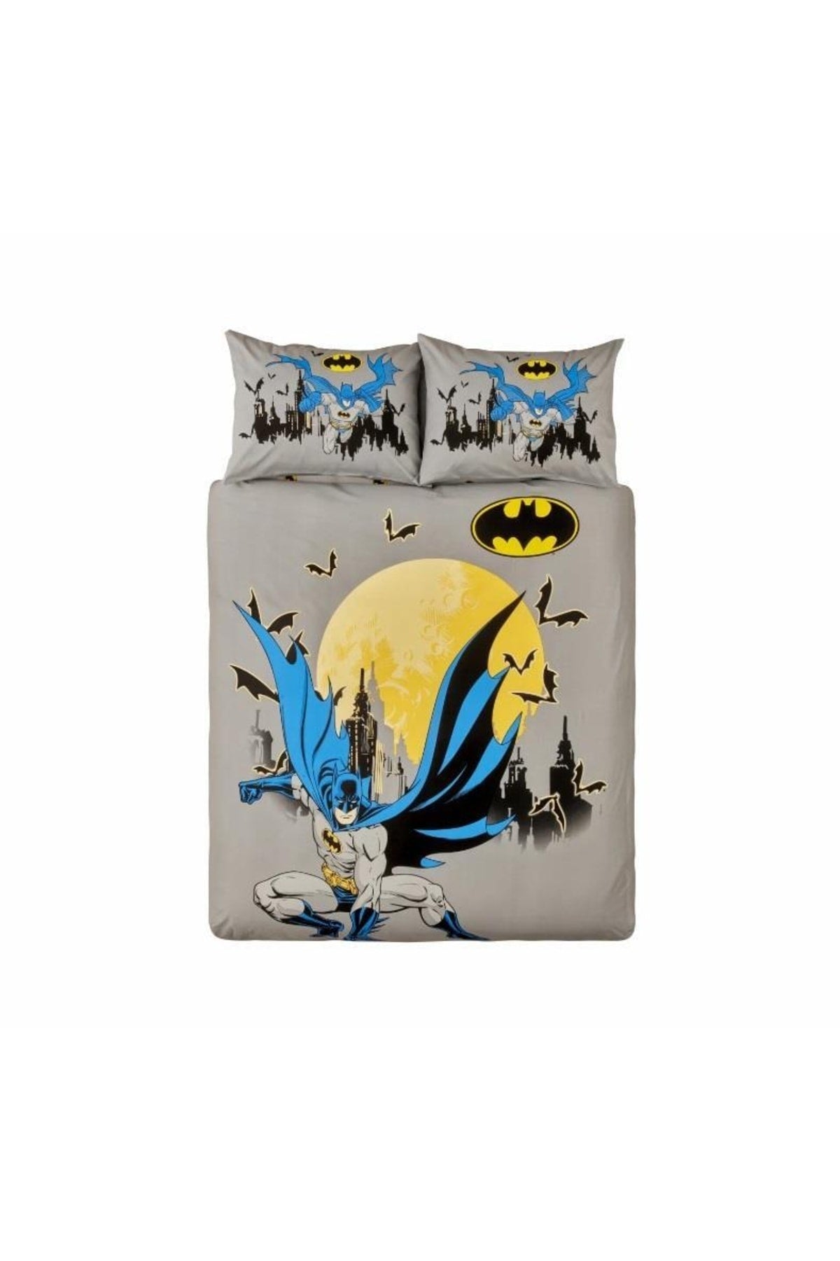 Duvet Cover Set 100% Cotton Single Batman Darkness