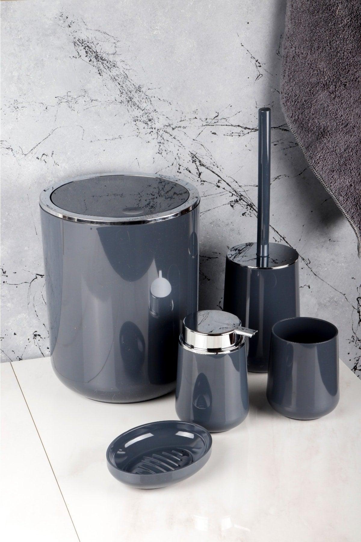 Acrylic 5 Piece Round Bathroom Set - Swordslife