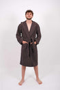 Oversized Cotton Hooded Unisex Female-Men Bathrobe - Swordslife