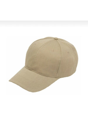 Adjustable Men'S-Women'S Plain Sports Hat With Velcro Back