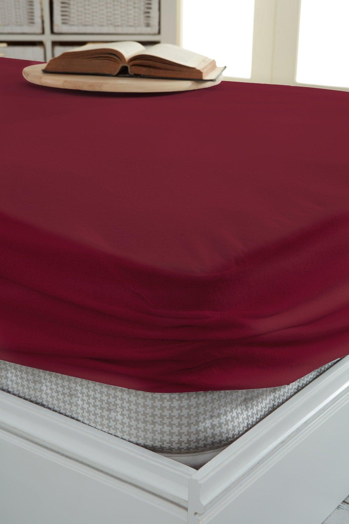 Micro Fitted Full Edge Waterproof Mattress Protector Mattress Cover Sheet Ruby Red - Swordslife