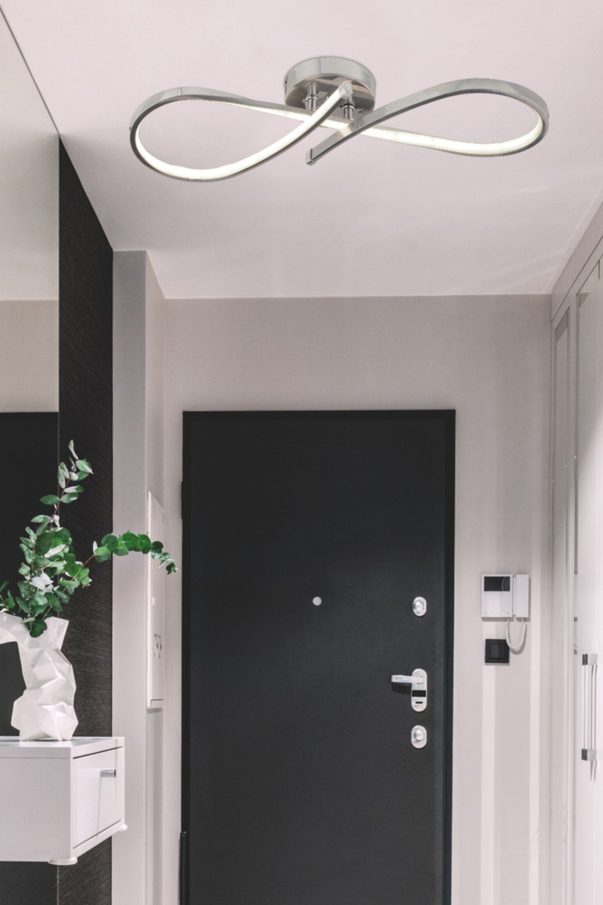 Vetto Chrome 38 Watt Plafonier 3 Color Led Modern Kitchen Bathroom Led Living Room Pendant Lamp Chandelier