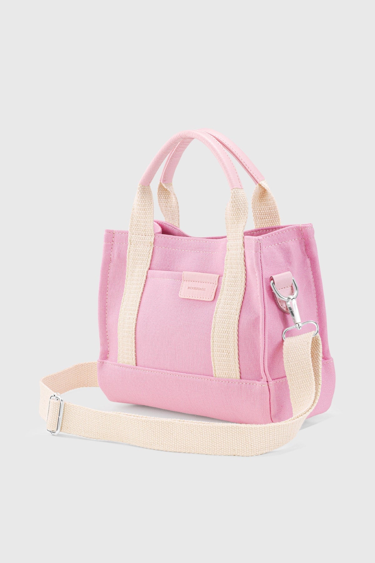 Women'S Pink Canvas Tote Bag 232