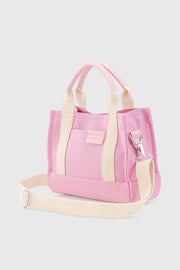 Women'S Pink Canvas Tote Bag 232