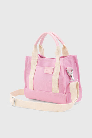 Women'S Pink Canvas Tote Bag 232