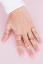 Pearl And Olive Branch Figured 10 Ring Combination 023 - Swordslife