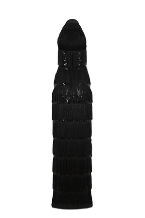 Black Evening Dress - Swordslife