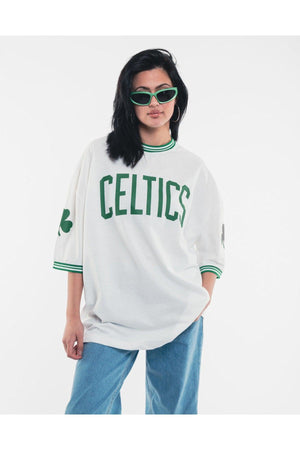 White Sleeve Detail Oversize Unisex Tshirt - Swordslife
