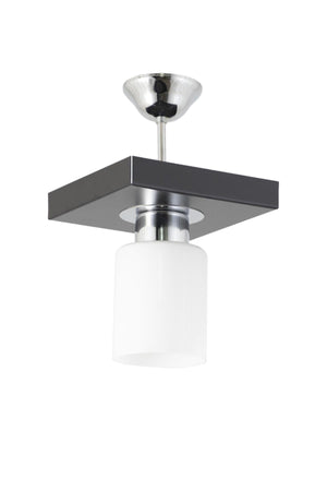 Single Modern Sports Model Square Tray Black Chandelier