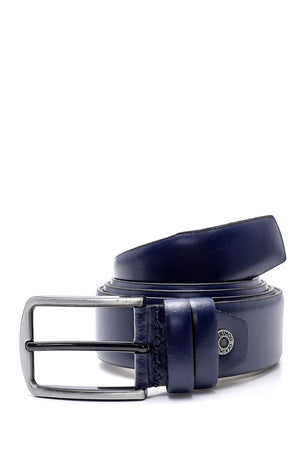 Men'S Navy Blue Belt