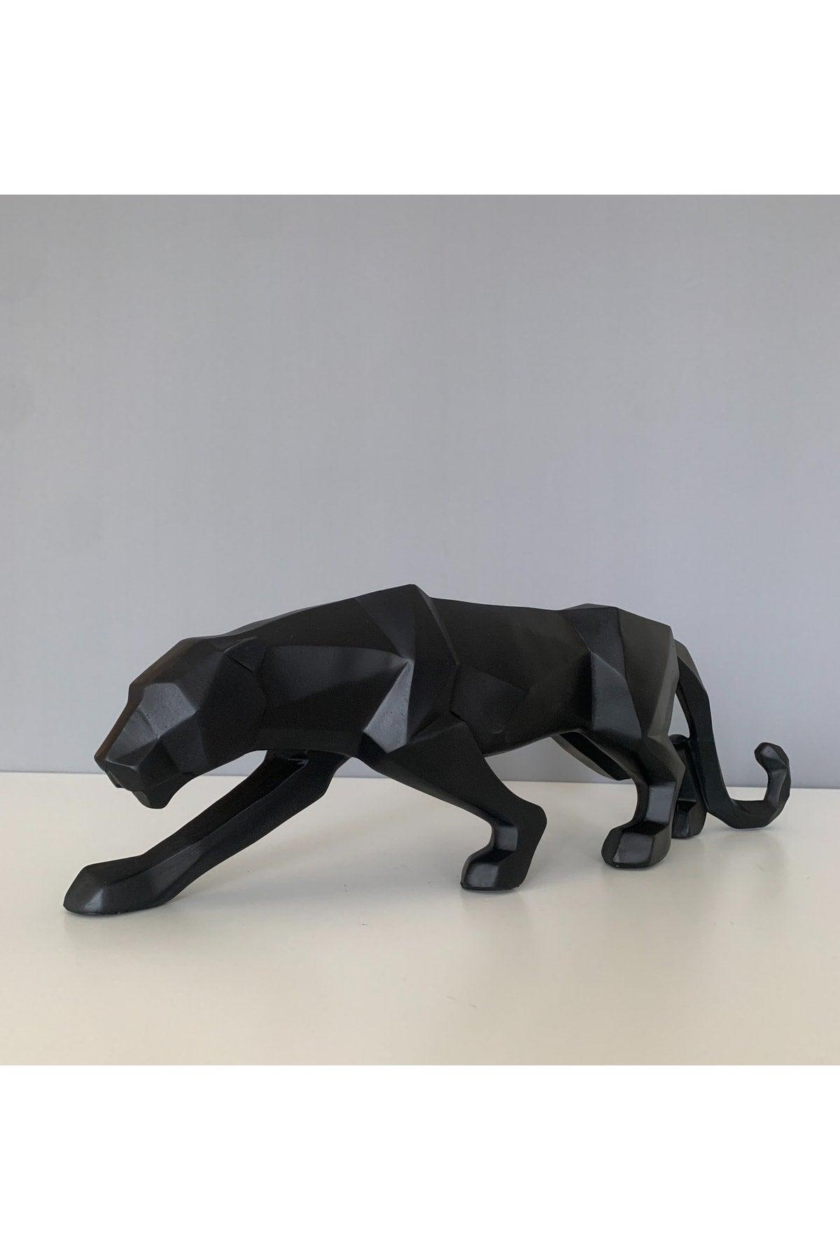 Geometric Tiger Black Decorative Trinket Sculpture - Swordslife