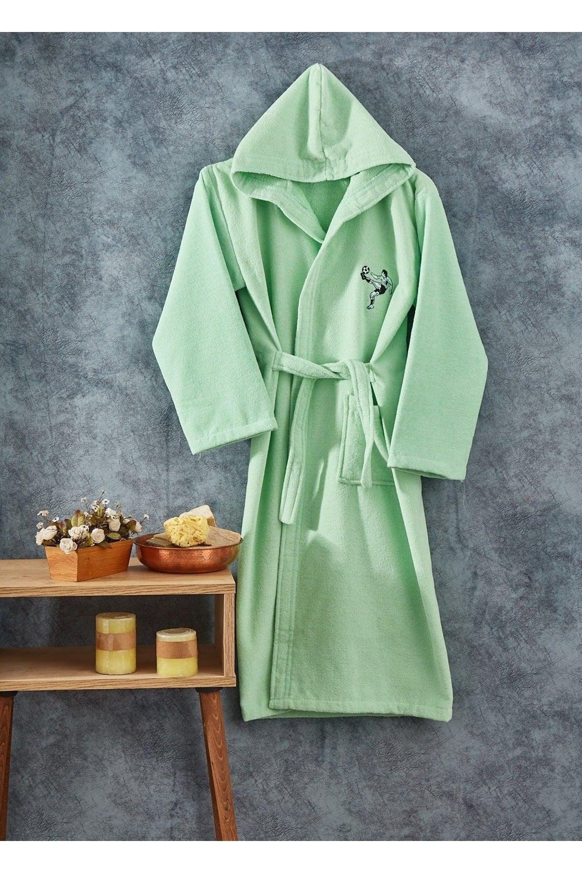 100% Cotton Young Bathrobe - Football - Swordslife