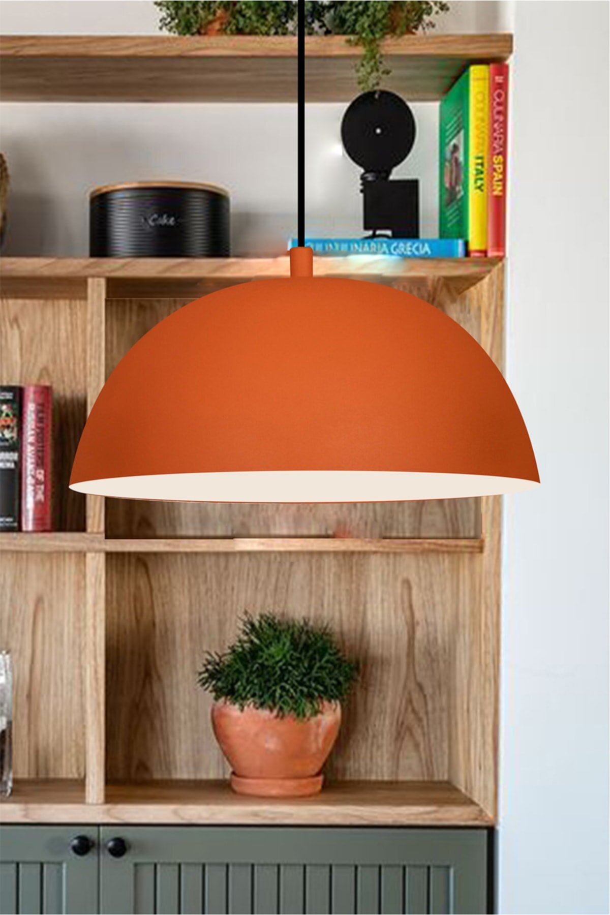 Lipeo Orange Chandelier Single Pendant Lamp Living Room Kitchen Hairdresser Cafe Lamp Decorative Lighting Patisserie