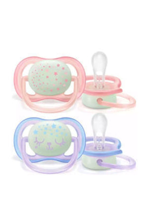 Scf376/12 Ultra Night Pacifier 2 Li 0-6 Months