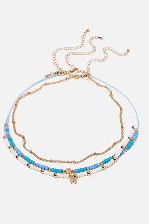 Bead Choker Necklace Set - Swordslife
