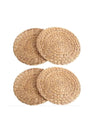 4 Pieces American Wicker Service Supla Knitted Bamboo Fma790070 - Swordslife