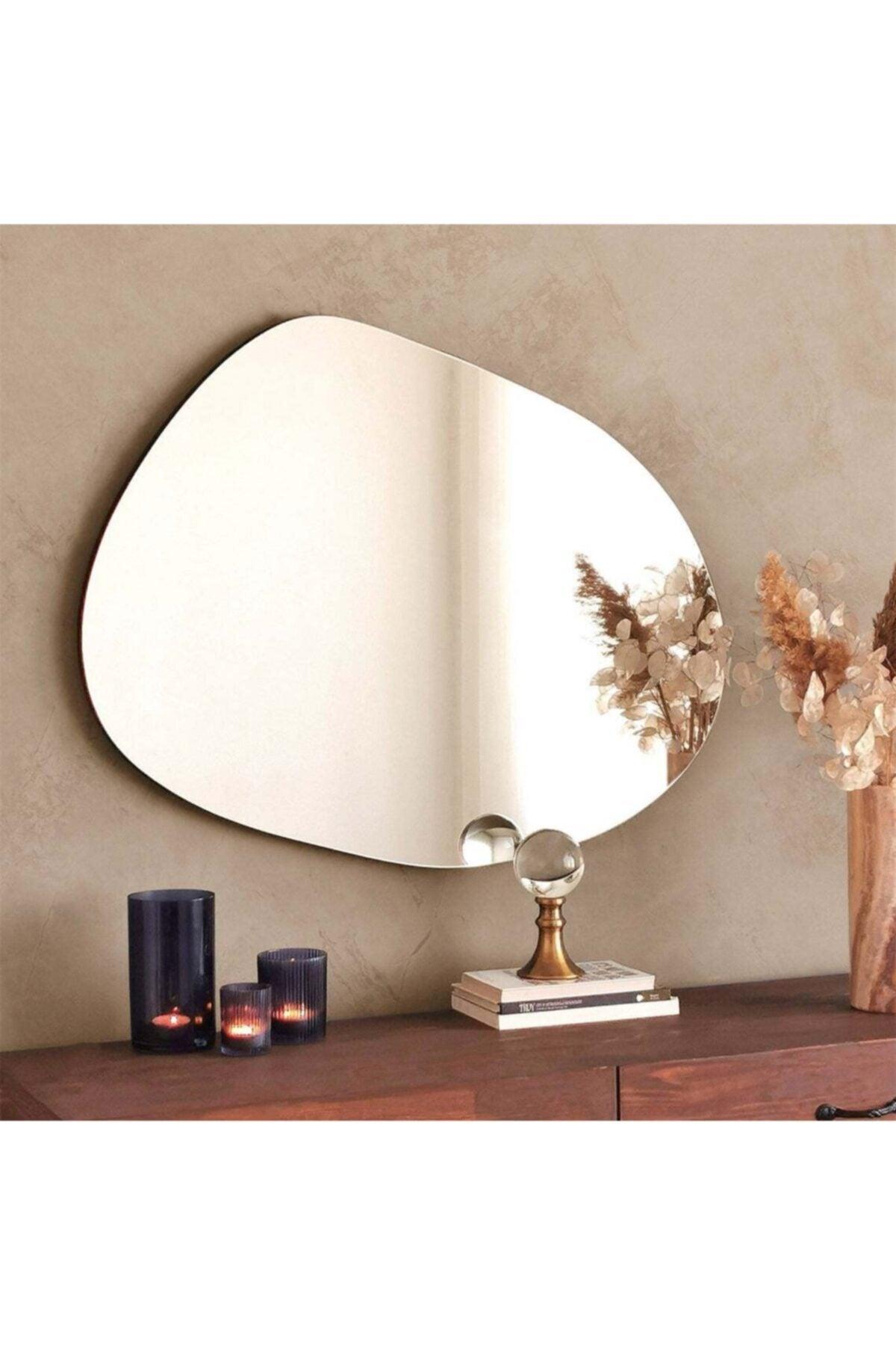 California Asymmetric Mirror Console Dresuar Hallway Decor Mirror 75*55 - Swordslife