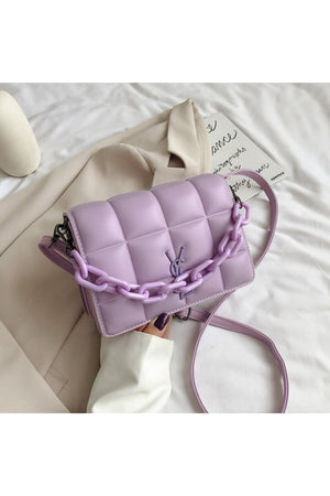 Y-Square Ysl Model Lilac Bag