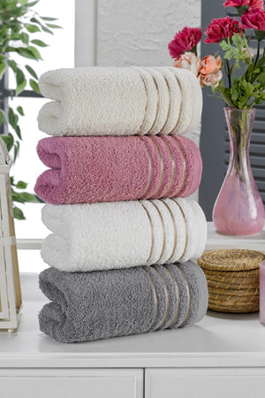 Diana Towel Set 4 pcs 800gr. 50x90cm - Swordslife