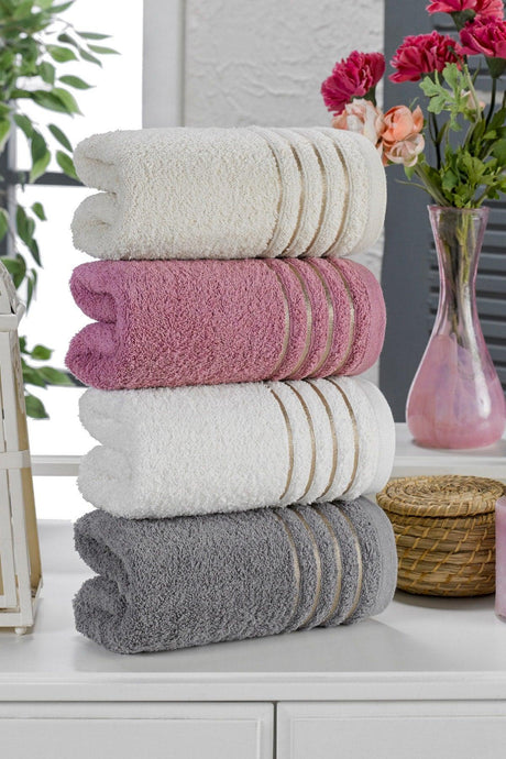 Diana Towel Set 4 pcs 800gr. 50x90cm - Swordslife