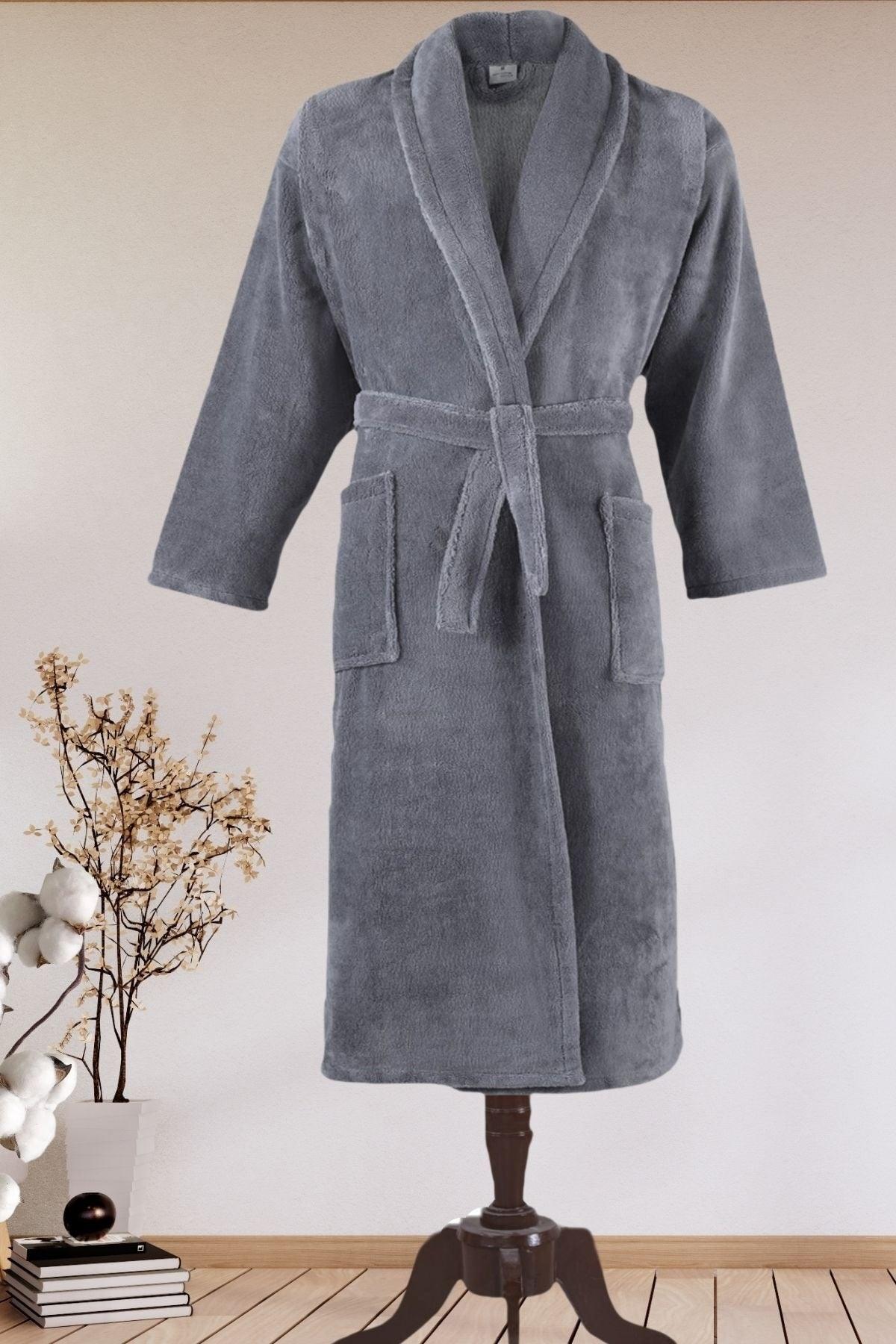 Luxury Bathrobe Anthracite - Swordslife