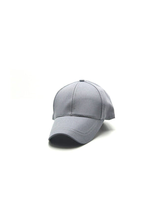 Adjustable Men'S-Women'S Plain Sports Hat With Velcro Back