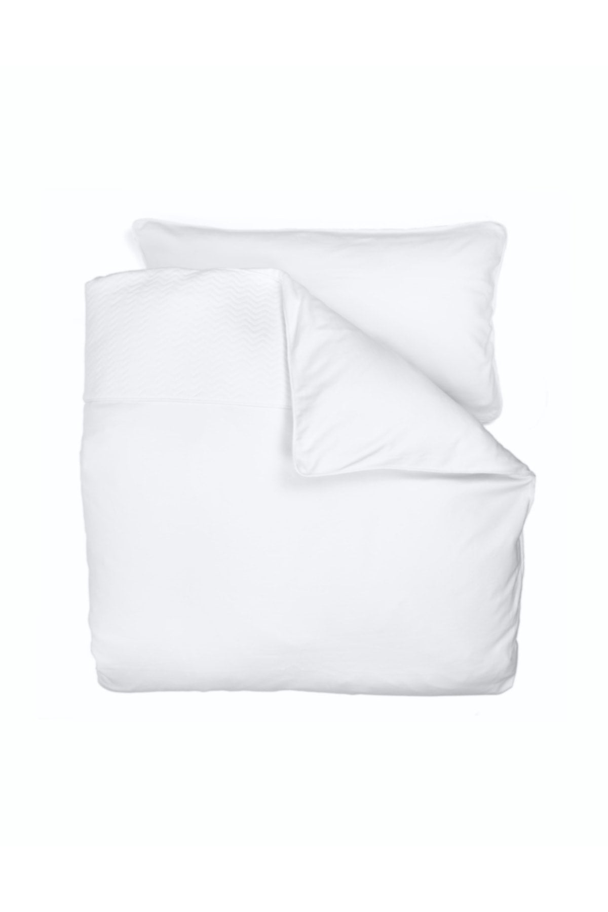 Chevron White Baby Duvet Cover Set 100X140