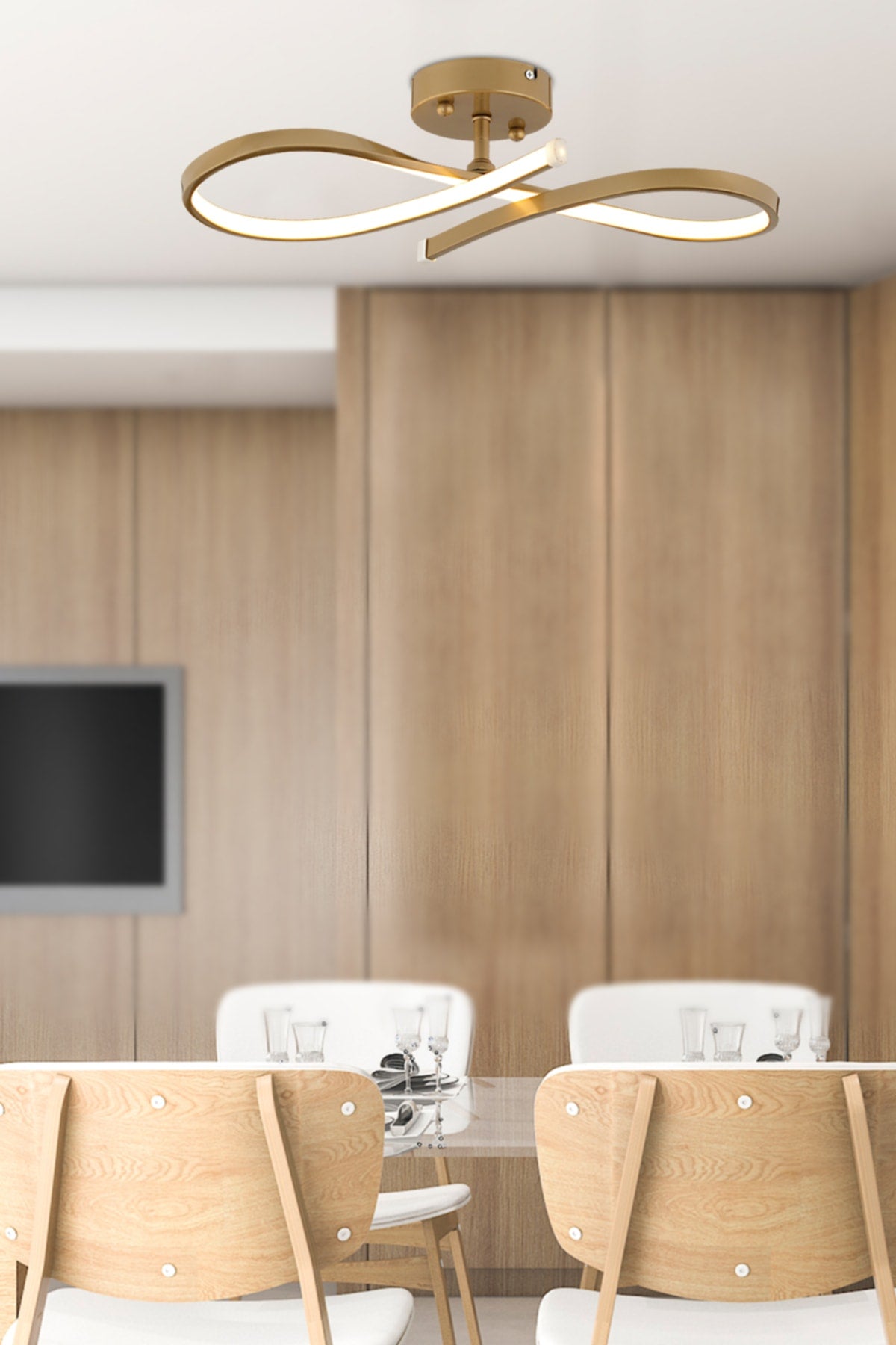Vetto Antique 38 Watt Plafonier 3 Color Led Modern Kitchen Bathroom Led Living Room Pendant Lamp Chandelier