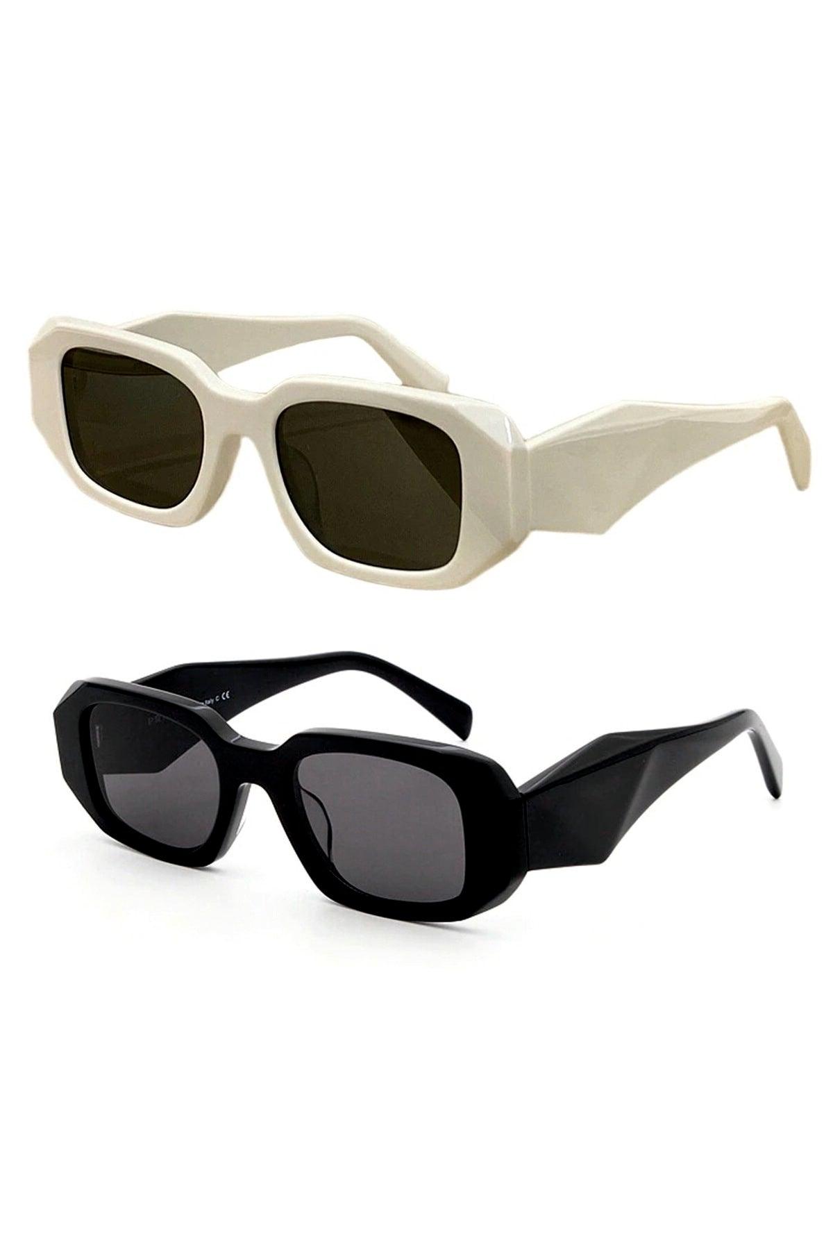 2 Li Opportunity Product Black and White Sunglasses - Swordslife