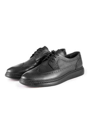 Lusso Genuine Leather Men'S Casual Classic Shoes, Genuine Leather Classic Shoes, Derby Classic