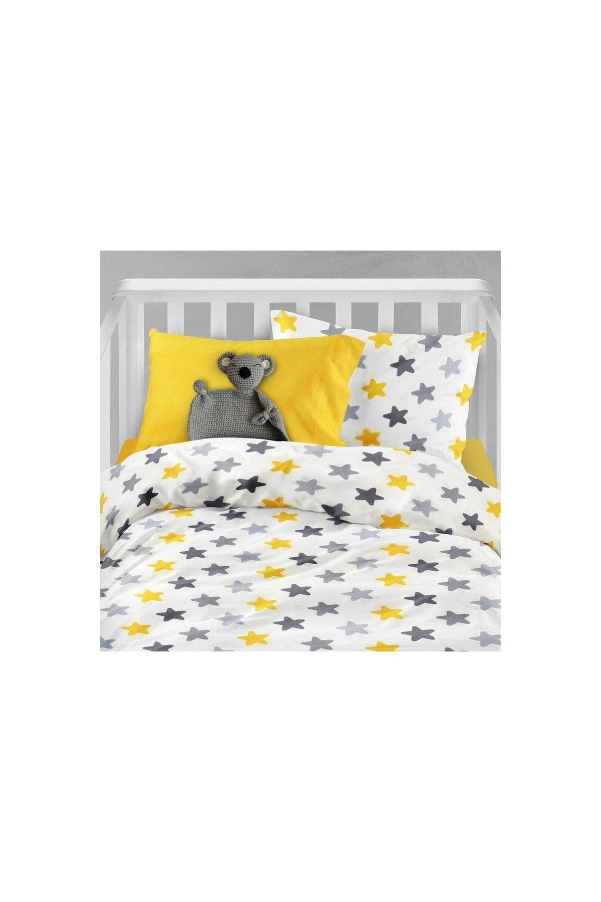 Yellow Star Baby Duvet Cover Set