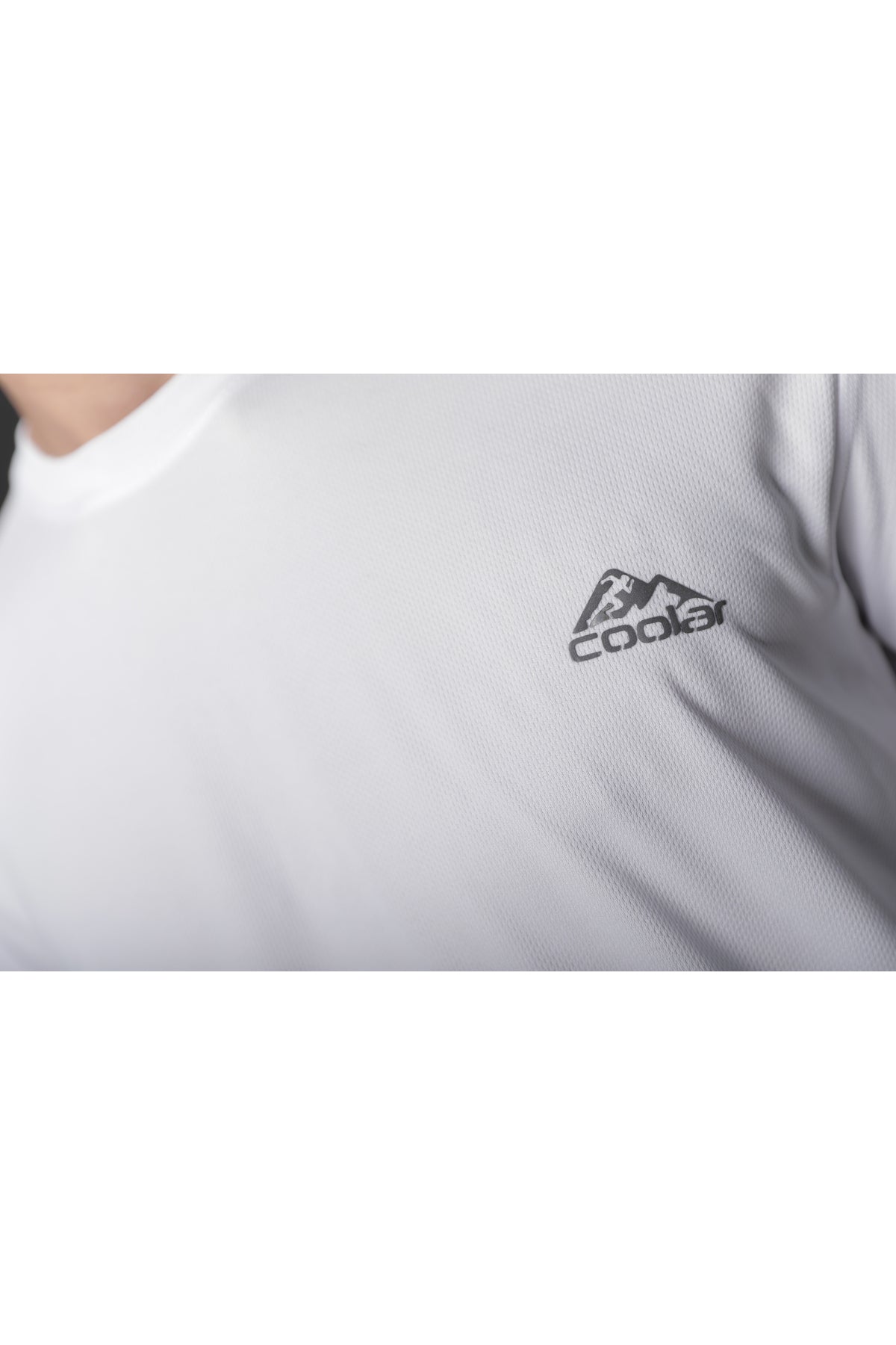 White Sweat Absorbent Outdoor Performance Sports T-Shirt