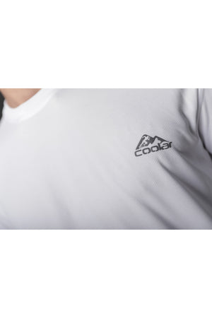 White Sweat Absorbent Outdoor Performance Sports T-Shirt