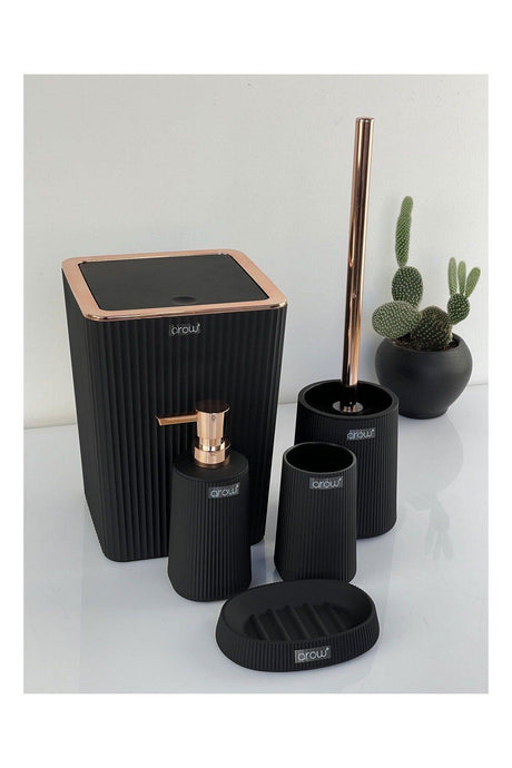 Lux Acrylic Roman Model Unbreakable 5 Piece Bathroom Set - Swordslife