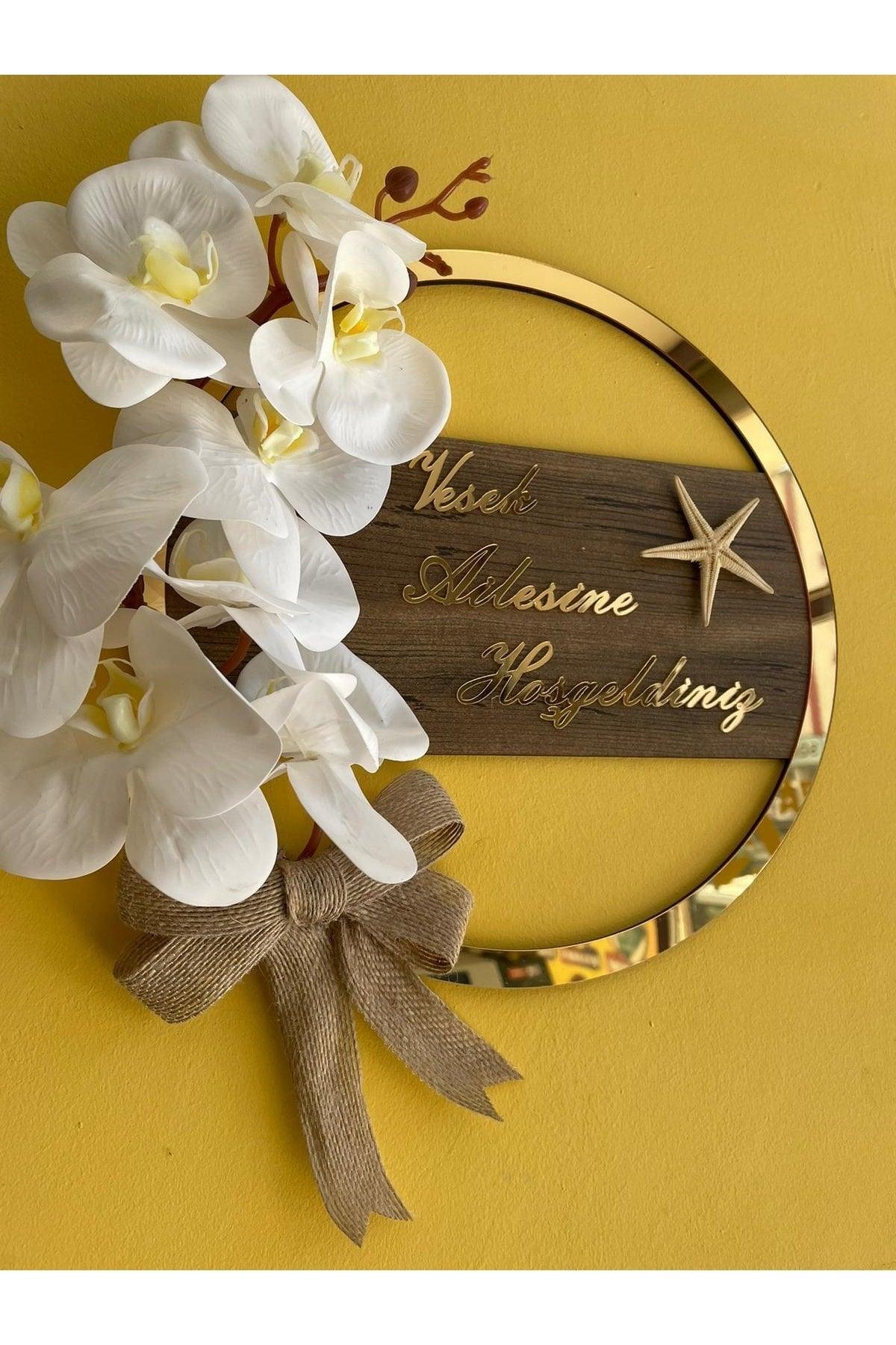 Personalized Name Orchid Detailed Door Decoration - Swordslife