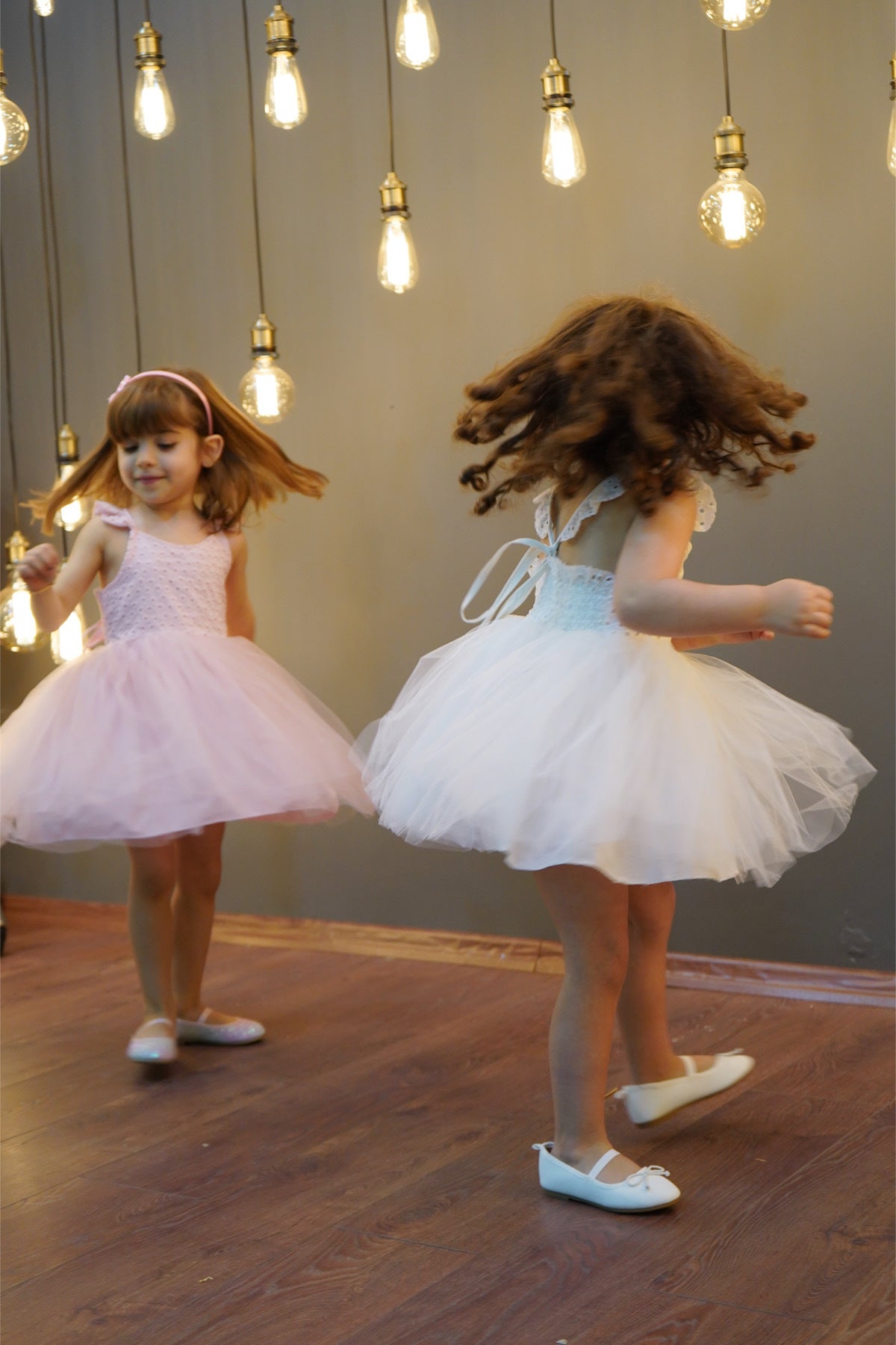 Girl'S Scalloped Tutu Dress